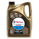 Garrafa de aceite Total Classic 7 10w40 5 litros (1 caja de 3 garrafas de 5 litros)