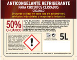 ANTICONGELANTE REFRIGERANTE 50% ORGANICO  Amalie garrafa de 5 litros