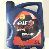 Aceite Elf Evolution 500 TS 15W40 (3 garrafas x 5l.)