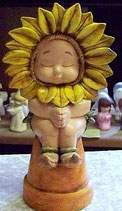 Sonnenblumen Kind im Blumentopf Elly