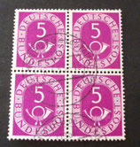 Bund 0125  VB   5 Pf  Posthorn  gest