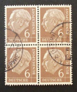 Bund 0180 - 6 Pfg  VB  gest.