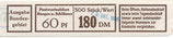 Bund 0917    60 Pf   Banderole  der 300er Rolle  Type  IV
