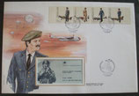 Welt Portugal MH Erstagsbrief Flugzeuge Piloten ZD
