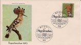 Bund 0401  FDC   10 + 5 Pf   Wiedehopf