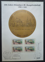Münster HBF - 1990  - 100 Jahre   WST