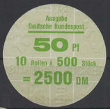 Bund 1340    50 Pf   Verschluss- Stangendeckel