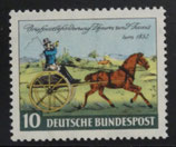 Bund 0160 Briefpostbeförderung Thurn und Taxis um 1852