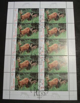 Bund 2542  55 + 25 ct   KLB  Reh + Rehkitz gestempelt