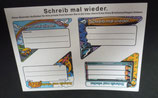 DPAG - Aufkleber  Schreib' mal wieder