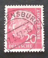 Bund 0185 -  20 Pfg  gest.  Heuss