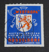 WESTROPA Düsseldorf  1955  (gestempelt)