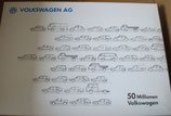 VW 005 A  Set 50 Millionen Volkswagen    -  7 Wiking Modelle