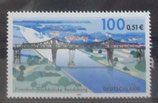 Bund 2178   100 Pf / 51 ct Eisenbahnhochbrücke Rendsburg  **