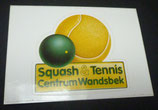 Aufkleber Squash und Tennis Centrum Wandsbek