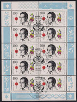 Bund 1842 KLB 100 Pf   200. Geburtstag von Philipp Franz von Siebold  gestempelt