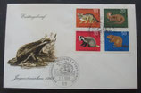 Bund 549ff  FDC  Jugend Bedrohte Tiere