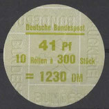 Bund 1687    41 Pf   Verschluss- Stangendeckel