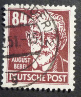 DDR 0341  84 Pf    August Bebel