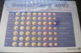 Euromünzenabbildungen Jahrgang 2002 von 12 EU-Ländern