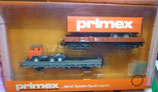 Primex - 2 Flachwagen und ein Wiking Conainerlastwagen