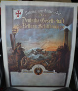 Plakat auf Pappe   DGzRS