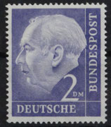 Bund 0195    2 DM Heuss **