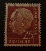 Bund 0186y - 25 Pfg   Lumogen  gest.