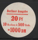 Berlin 0533  -  20 Pf Burgen und Schlösser  - Verschlußteller  Type I