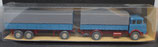 Wiking 486 Krupp 806 Pritschen-Lastzug  azurblau  - brauner Grill