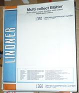Lindner 1360  neuwertig   Multi Collect Blatt  glasklar