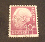 Bund 0188 - 40 Pfg   gest.
