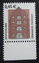Bund 2299  Tönnigner Packhaus 45 ct   SWK  **