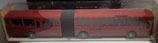 Wiking-0705 Gelenkbus  weinrot