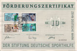 DSH Förderungszertifikat - 1986    10 DM  Berlin