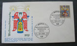 Bund 655  FDC  Weihnachten  1970