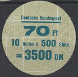 Bund 1469   70 Pf   Verschluss- Stangendeckel