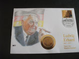 Numisbrief Ludwig Erhard - 2 DM
