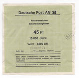 Bund 1468    45 Pf   Verschluss- Stangendeckel