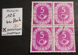 Bund 0125  VB   5 Pf  Posthorn  gest
