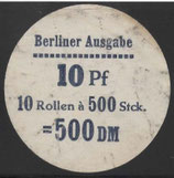 Berlin 0532  -  10 Pf Burgen und Schlösser  - Verschlußteller  Type I