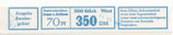 Bund 0918    70 Pf   Banderole  der 500er Rolle  Type  I
