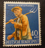 Bund 0300   40 + 10 Pf  Wohlfahrtsmarke 1958  gest.