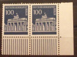 Berlin  290   100 Pf Brandenburger Tor  Bogenware RMvB  **