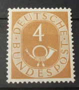 Bund 0124   4 Pf Posthorn **