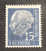 Bund 0184y -  15 Pfg  gestempelt