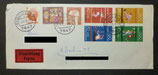 BD 0734ff  Olympiamarken 1972 als Top H-Blatt MiF Eilbrief