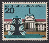 Bund 0420  20 Pf  Wiesbaden  mit Plattenfehler