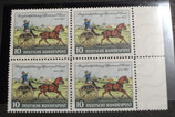 Bund 0160 Briefpostbeförderung Thurn und Taxis um 1852    VB SRr  -  Zähnung ansehen
