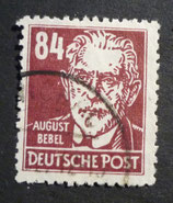 DDR 0341  84 Pf    A. Bebel